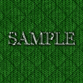Zoy Texture [ Diamond Knitting 04 ] Seamless - Green