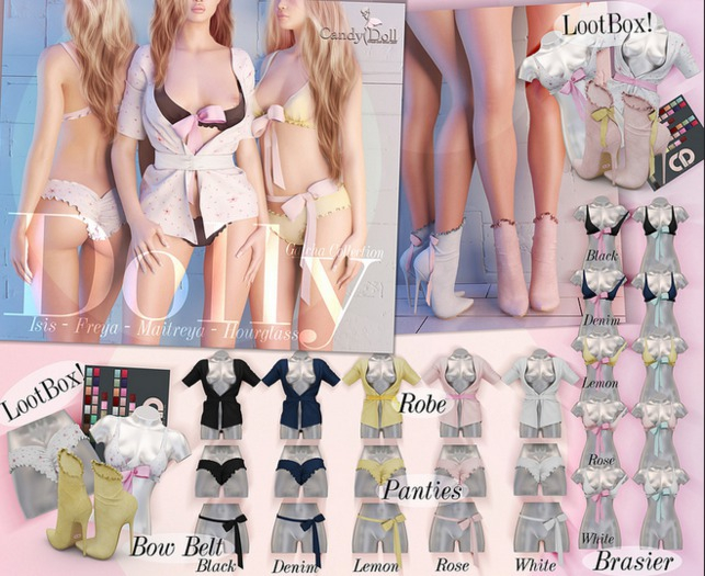 _CandyDoll_ Dolly Boots Ruffle LootBox Maitreya - RARE