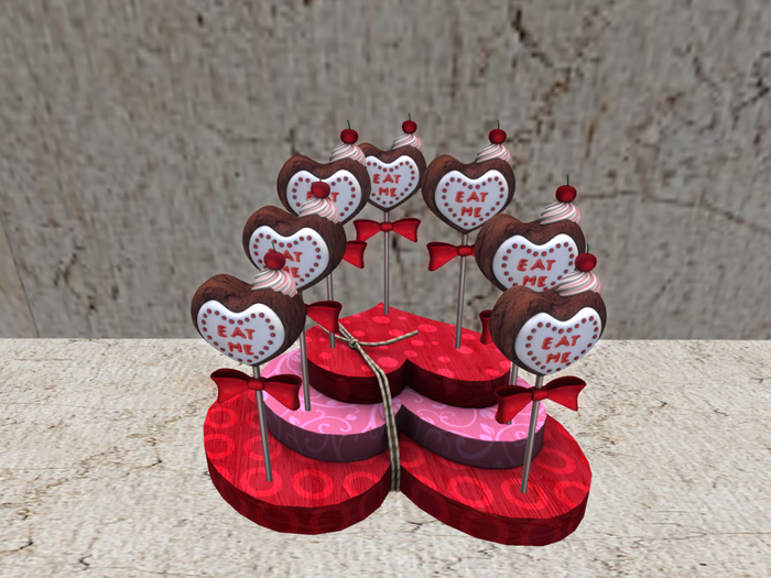 DFS Vday Eat Me Brownie Pops