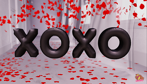 lmndrp. - xoxo decor balloon - black