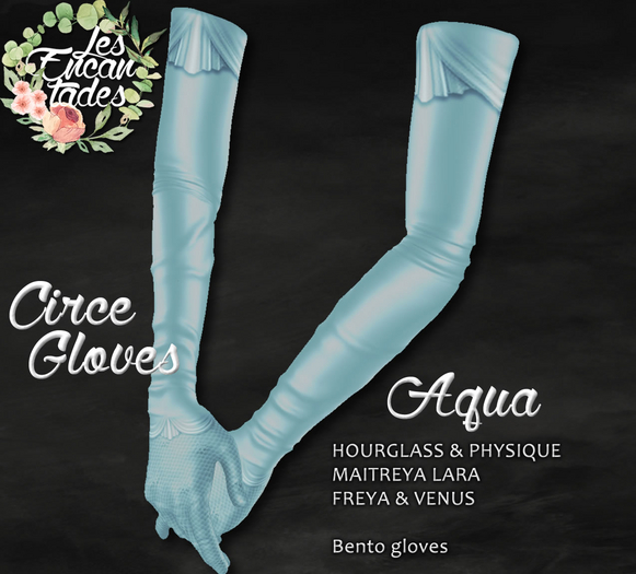 *LE* Circe Gloves Aqua