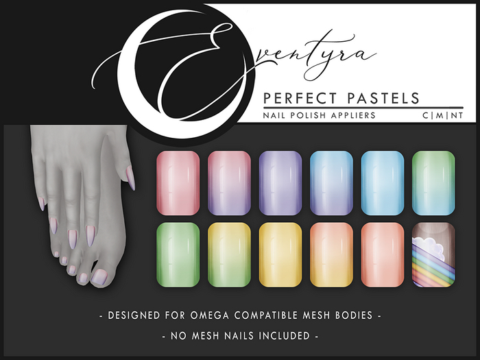 Eventyra - Omega Nail HUD - Perfect Pastels