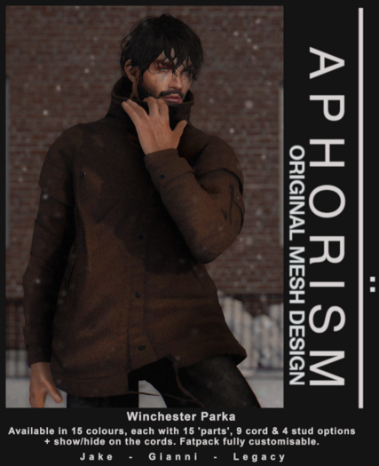!APHORISM! Winchester Parka Men FATPACK