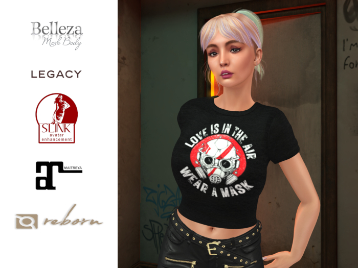 Anti-Valentine Special Price Wear A Mask Belly Tee 