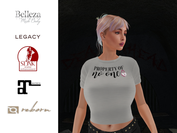 Anti-Valentines Special Price Property Of No One Belly Tee 