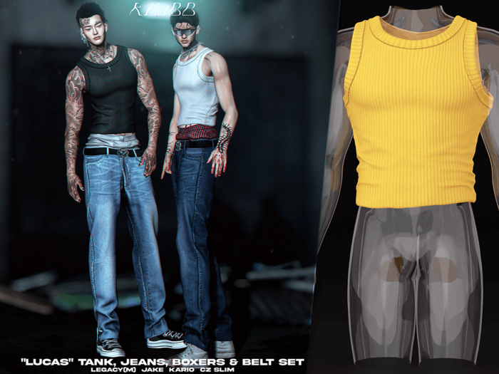 #Klubb "Lucas" Tank [Dandelion]