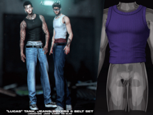 #Klubb "Lucas" Tank [Aubergine]
