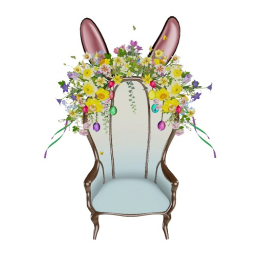 Boudoir Easter Gacha-Porter's Chair RARE