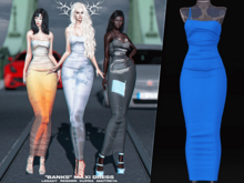 #Klubb "Banks" Maxi Dress [Pretty Poison]