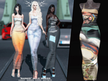 #Klubb "Banks" Maxi Dress [Paint]
