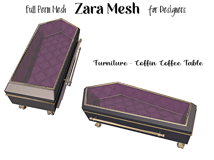 ZM - Furniture - Coffin Coffee Table FULL PERMS*