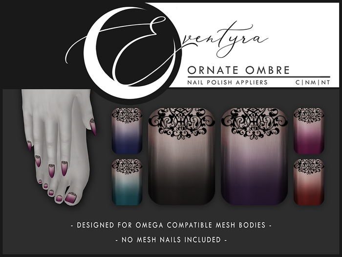 Eventyra - Omega Nail HUD - Ornate Ombre
