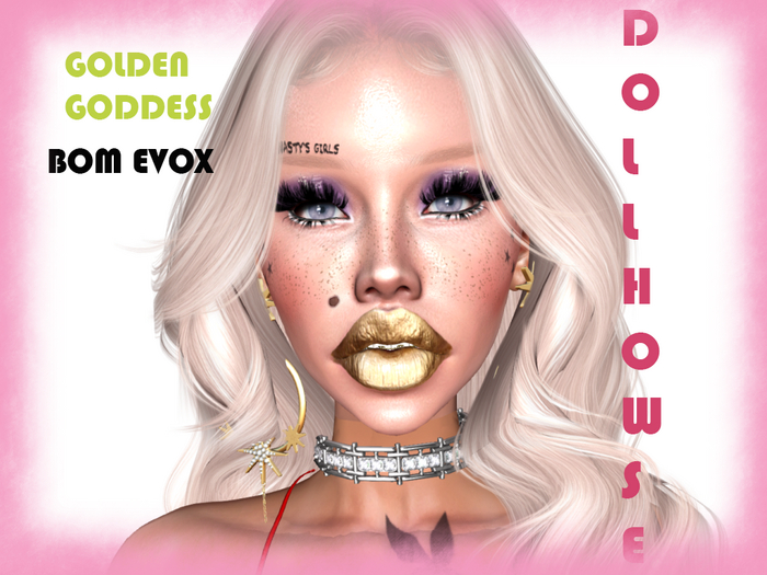 Second Life Marketplace GOLDEN GODDESS LIPSTICK EVOX