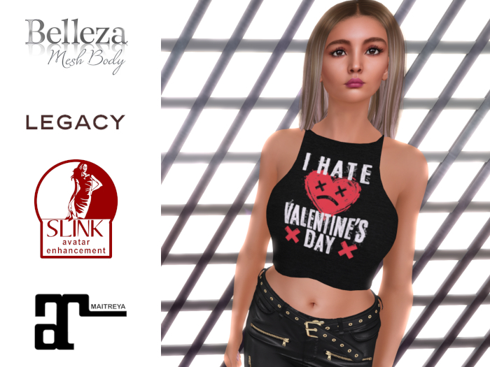 Anti-Valentine Special 25% OFF I Hate Valentines Day Crop Top 