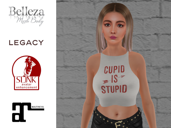 Anti-Valentine Special 25% OFF Cupid Is Stupid Crop Top 