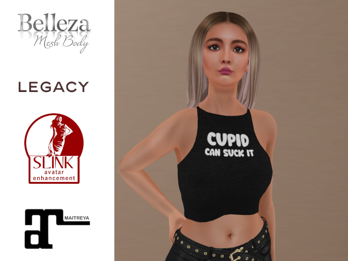 Anti-Valentine Special 25% OFF Cupid Can Suck It Crop Top 