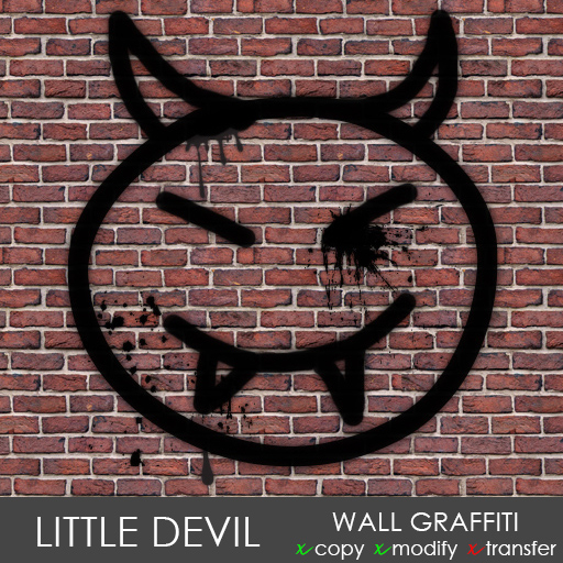 Little Devil Wall Graffiti (Add Me)