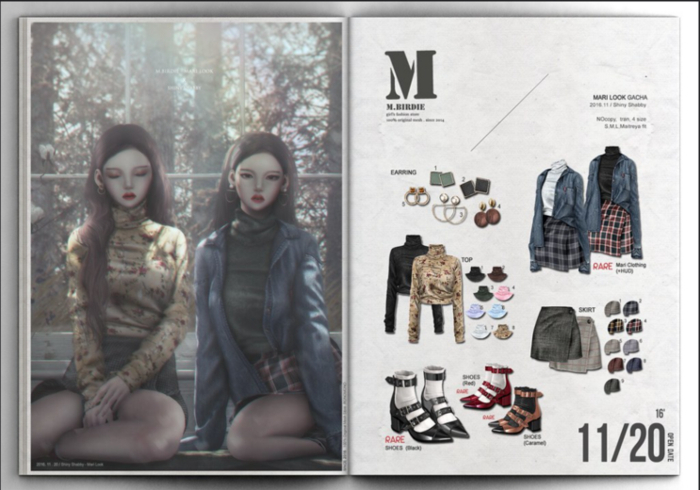 M.BIRDIE / Mari Look.Shoes red RARE