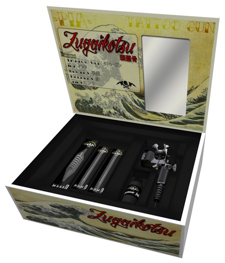 ::PIA:: Zugaikotsu Tattoo Gun Box, Black
