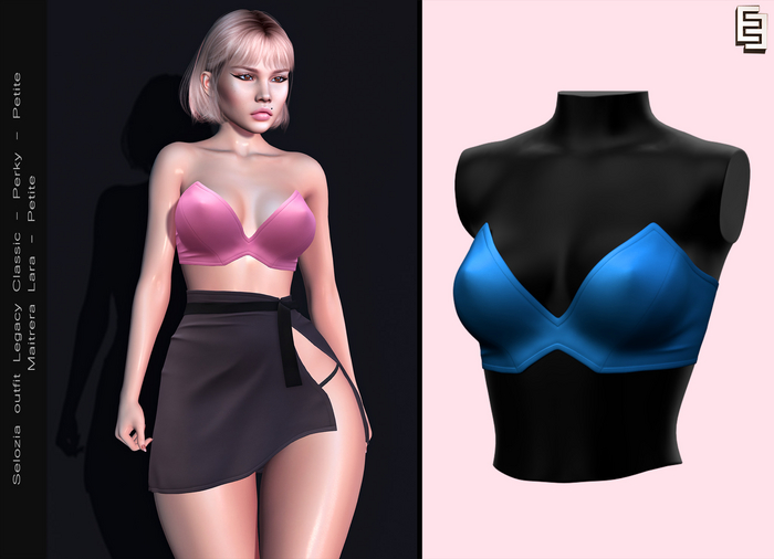 Elven Elder Selozia top blue