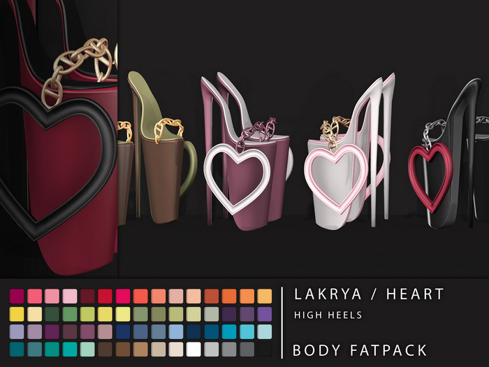 Lakrya - Heart - Heels - Body Fatpack