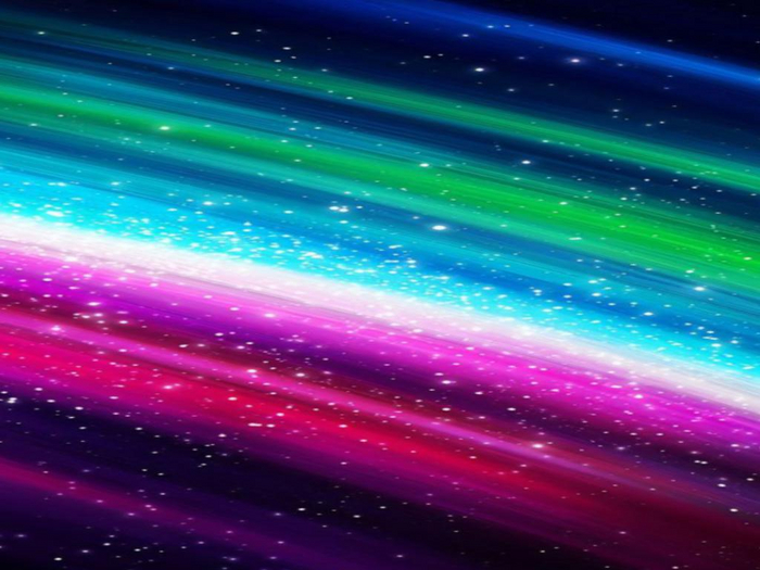 Cosmic Rainbow Texture