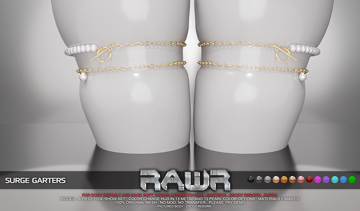RAWR! Surge Garters (add me)