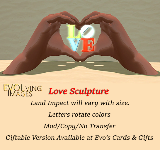 Animated Love  Sculpture