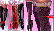 #MEWSERY Candyxo Boots {#30 Snake.Amethyst}