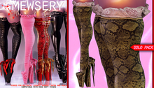 #MEWSERY Candyxo Boots {#28 Snake.Emerald}