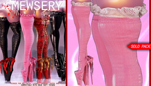 #MEWSERY Candyxo Boots {#5 Leather.Pink}