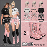 21 .- MOoH! - Akira outfit - MOoH! Combat boots pink