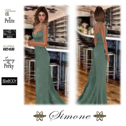 ~EccentriciXi~ Evening Gown Simone Teal