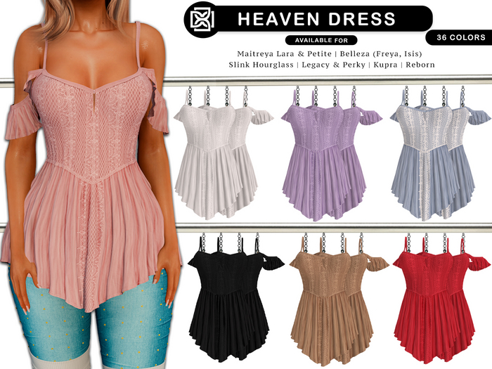 Addams - Heaven - Lace Dress #FATPACK