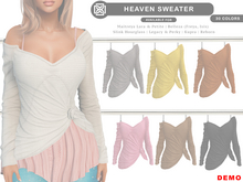 Addams - Heaven - Knotted Long Sleeve Sweater #DEMO