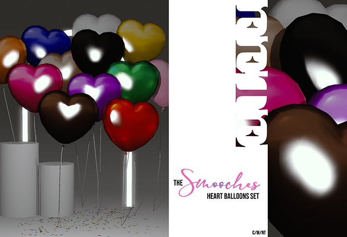 FETE- Smooches Heart Balloons Set