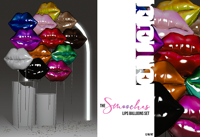 FETE- Smooches Lip Balloons Set