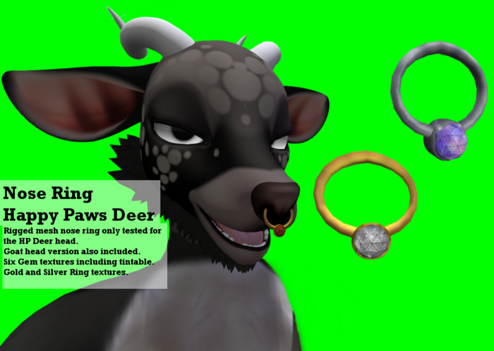 Nose Ring for HP Deer Head!
