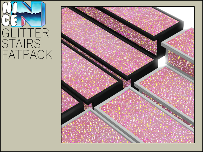 /\/. Glitter Stairs - FATPACK *rez*