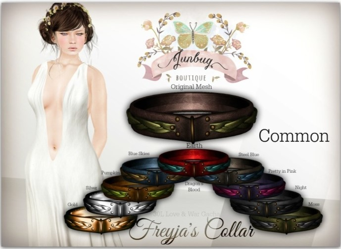 *{Junbug}* Freyja's Collar - Pumpkin -CBOX 2
