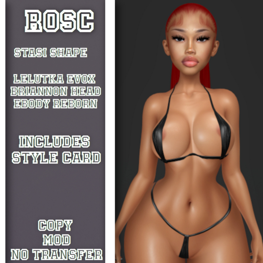 ROSC // STASI SHAPE // LELUTKA BRIANNON