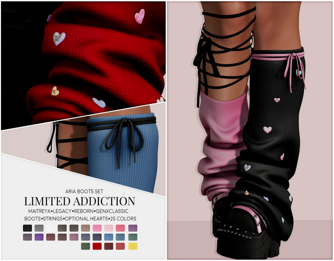 Limited Addiction - Aria Boots - Fatpack