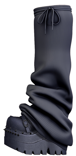 Limited Addiction - Aria Boots - Blue