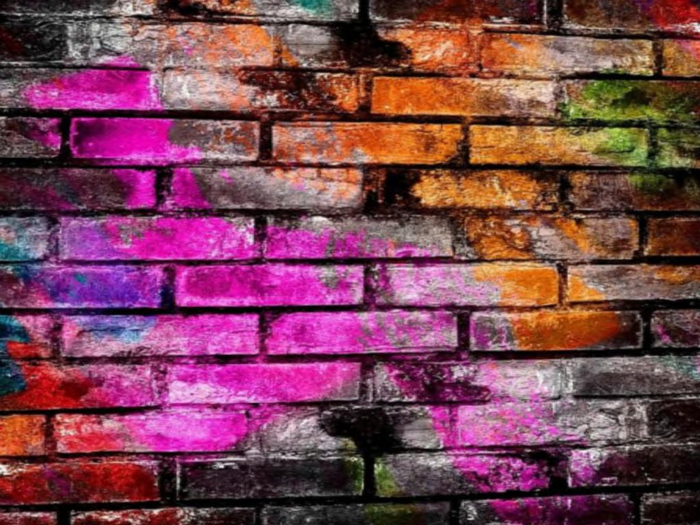 Painted Bricks Texture