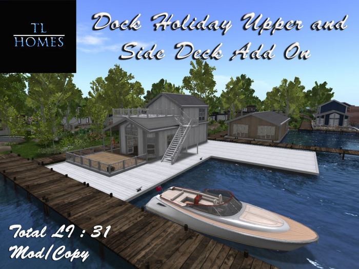 TLH Dock Holiday Upper & Side Deck Add On Boxed