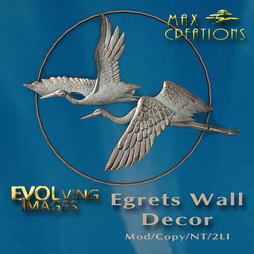 Wall Decor Egrets Flying