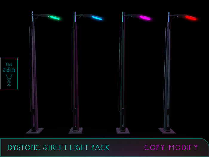 Dystopian Street Light 4 colors Pack 