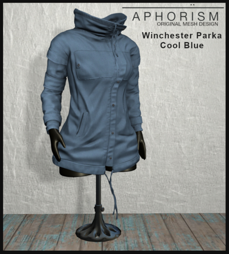 !APHORISM! Winchester Parka Women Cool Blue