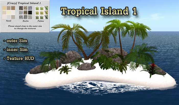 [Crazy] Tropical Island 1 Off Sim / On Sim