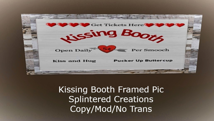 SC: Kissing Booth Framed Pic Boxed